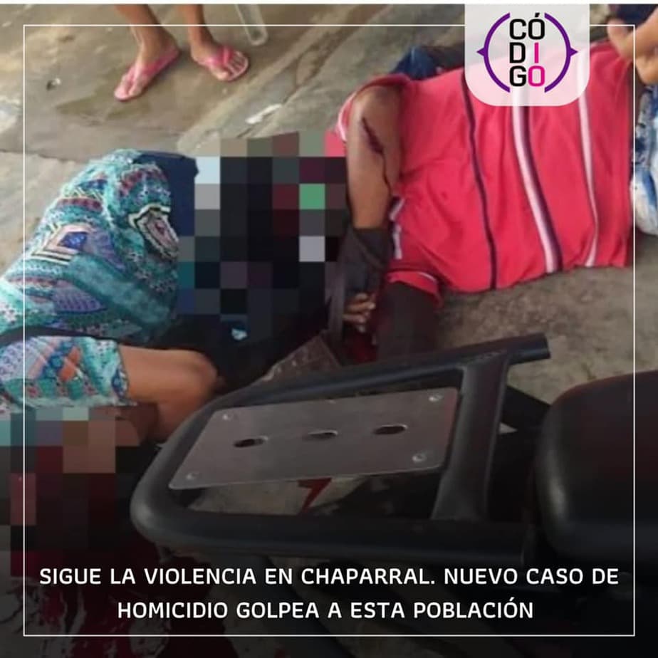 Sigue la violencia en Chaparral. Nuevo caso de homicidio golpea a esta población